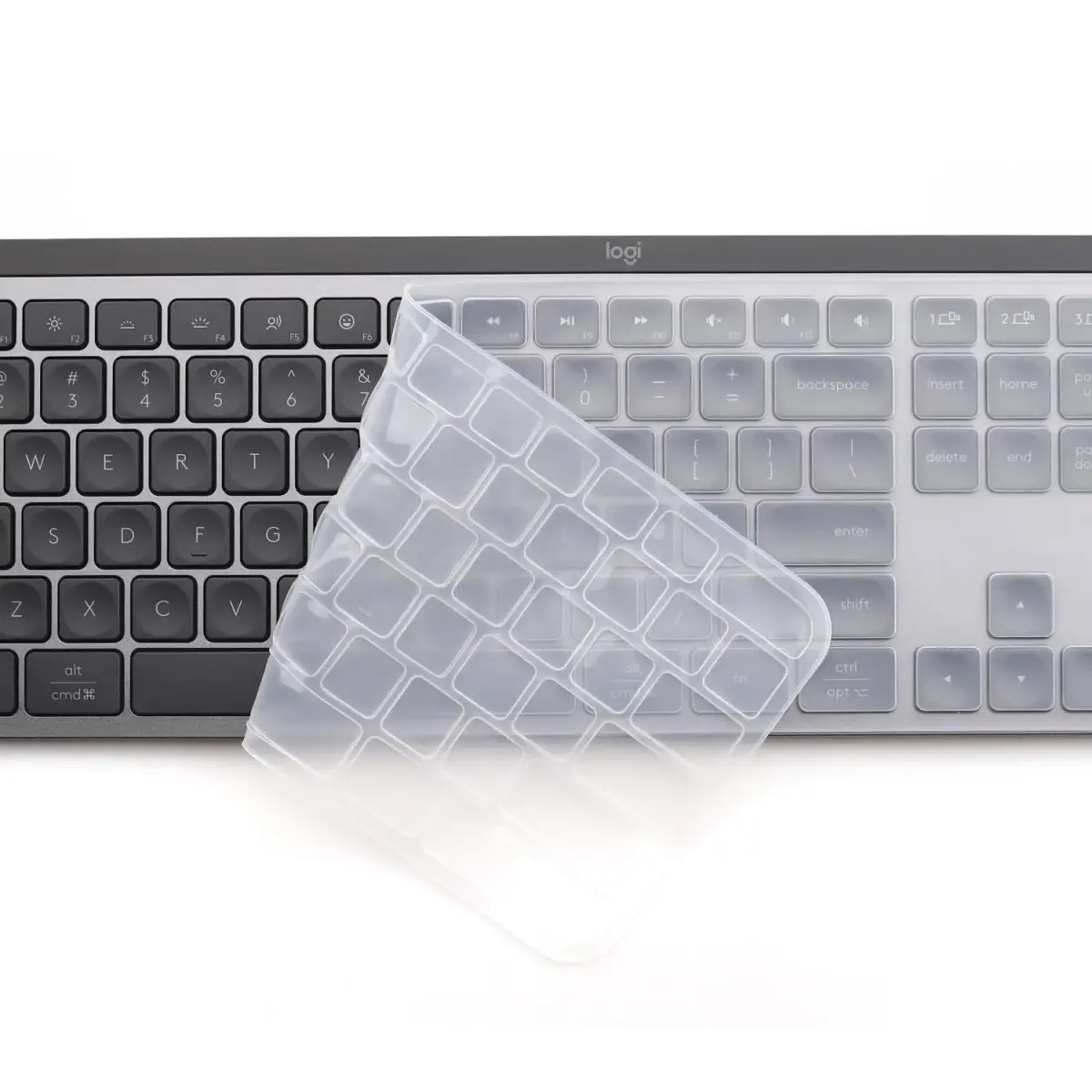 MUBUY-GOL Clear Silicone Keyboard Cover for Logitech MX Keys S/MX Keys Advanced/Craft | Ultra Thin - view 7