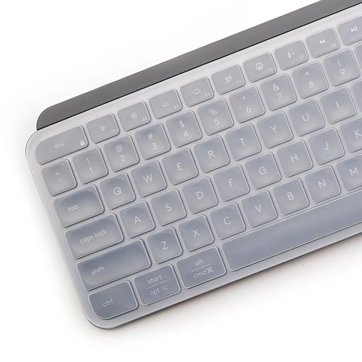 MUBUY-GOL Clear Silicone Keyboard Cover for Logitech MX Keys S/MX Keys Advanced/Craft | Ultra Thin - view 2