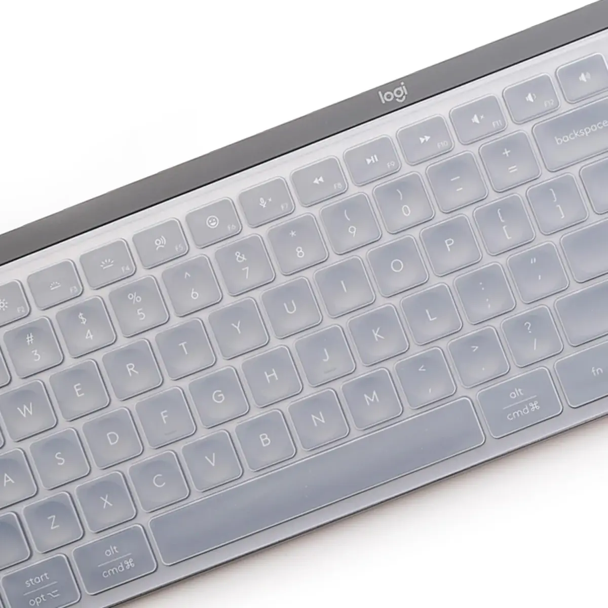 MUBUY-GOL Clear Silicone Keyboard Cover for Logitech MX Keys S/MX Keys Advanced/Craft | Ultra Thin - view 3
