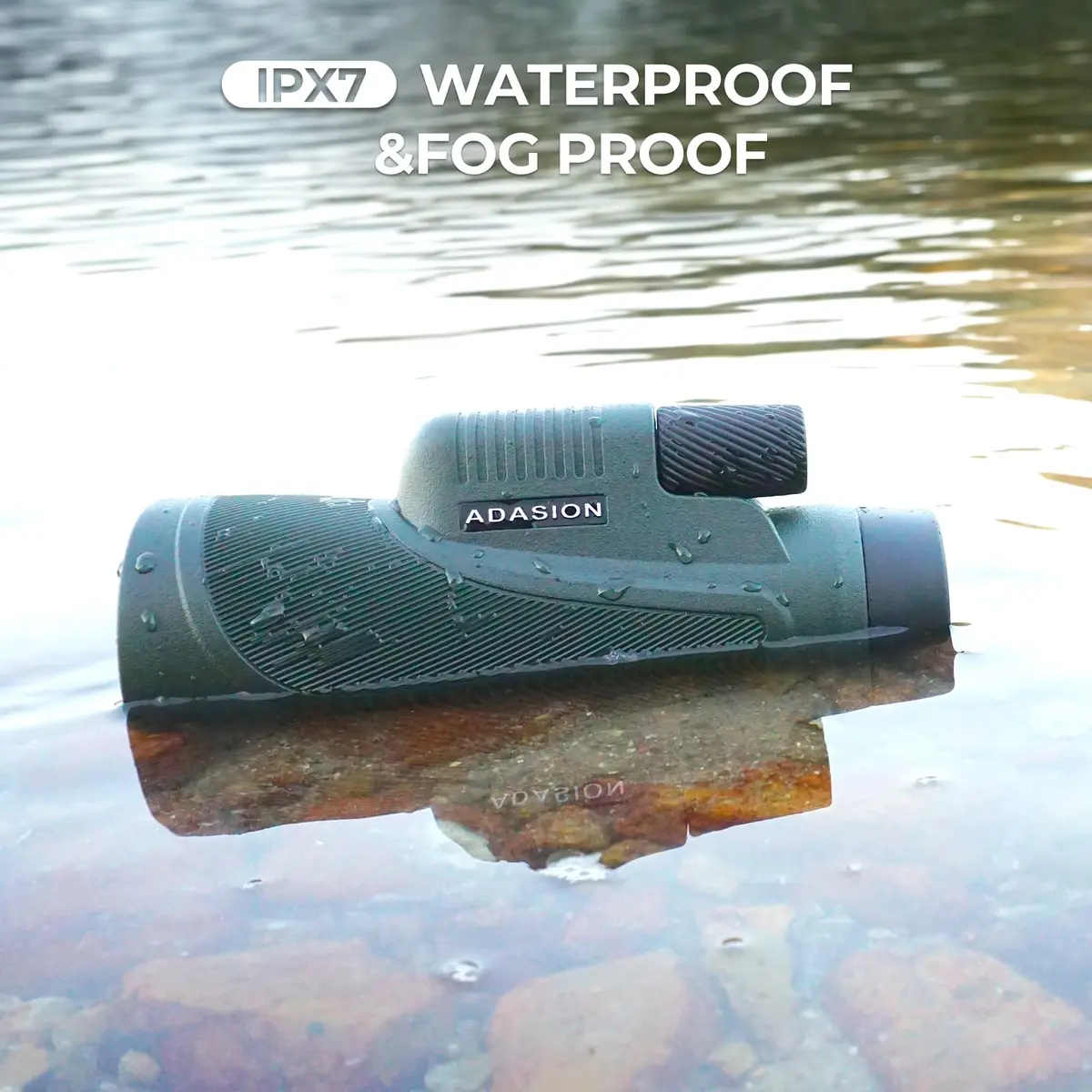Adasion 12x56 Monocular for Adults | High Powered, Phone Adapter & Tripod for Bird Watching & Outdoor Use - view 8
