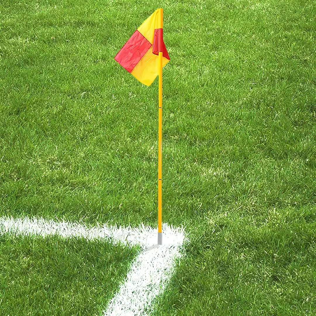 Wrzbest Soccer Corner Flags Set of 4 | Portable, Disassemblable Flags for Turf Training - view 4