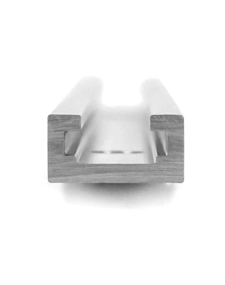 QWORK Aluminum T Track 12 Inch (30.5 cm) - 2 Pack Universal Double Cut Profile with Screws | For Table Saws & Router Tables - view 2