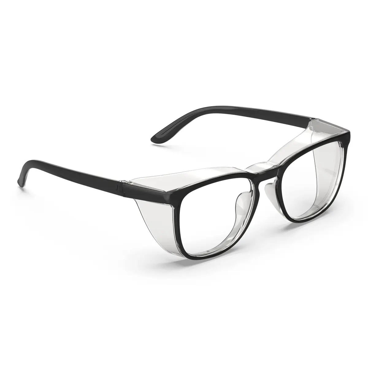 TOREGE Safety Glasses, Impact-Resistant Clear No Fog Lenses, Stylish Unisex Eye Protection (Medium) - main product image