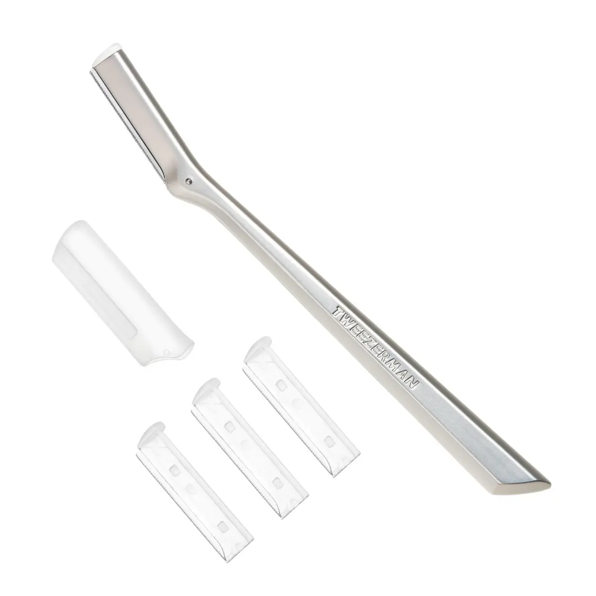 Tweezerman Stainless Steel Facial Razor with 3 Replacement Blades | Allure Best of Beauty 2023 Winner - main product image
