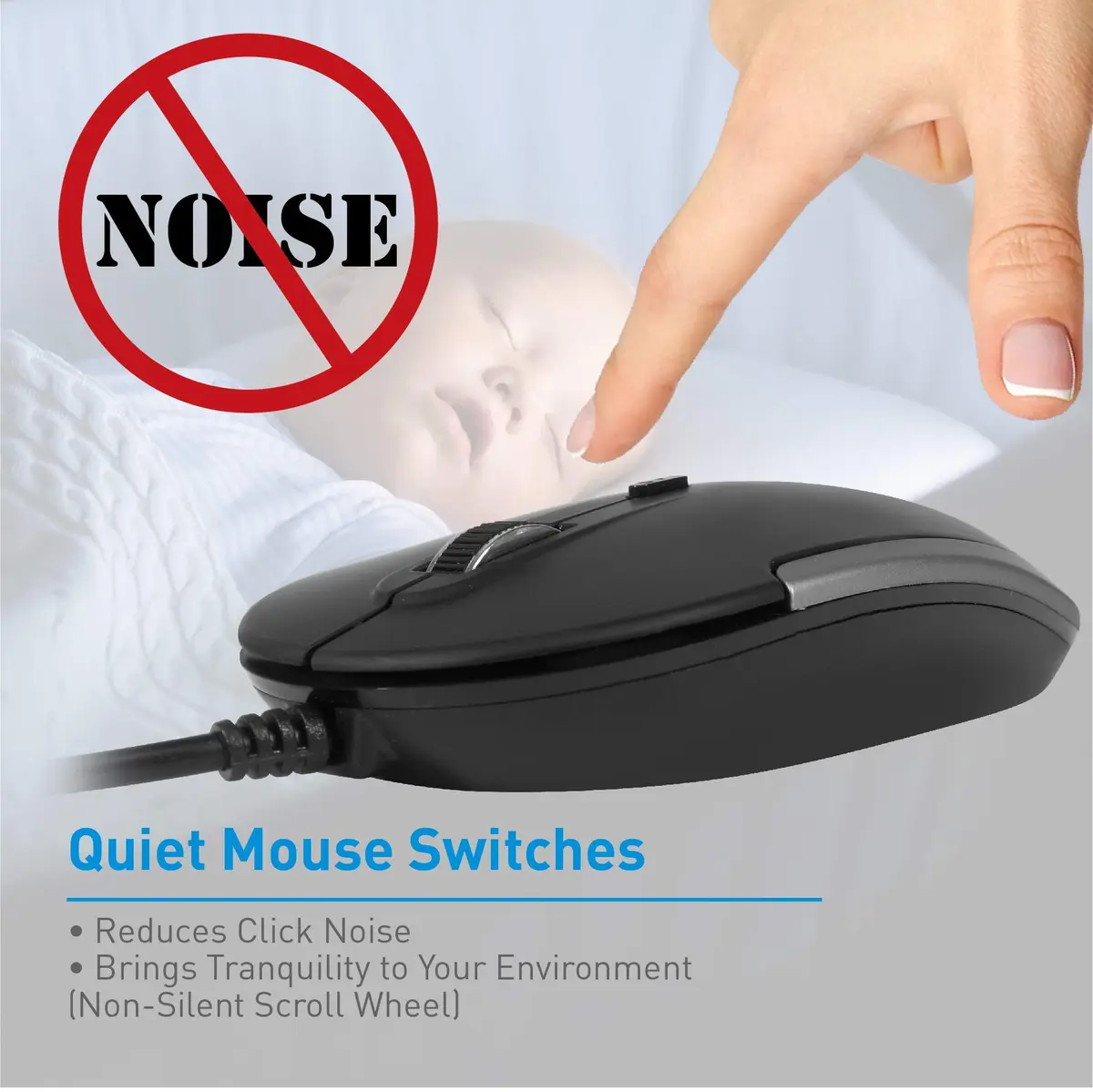 Macally Mini Wired Keyboard and Quiet Wired Mouse Combo, Space Grey | 78 Keys + 13 Apple Shortcuts - view 7