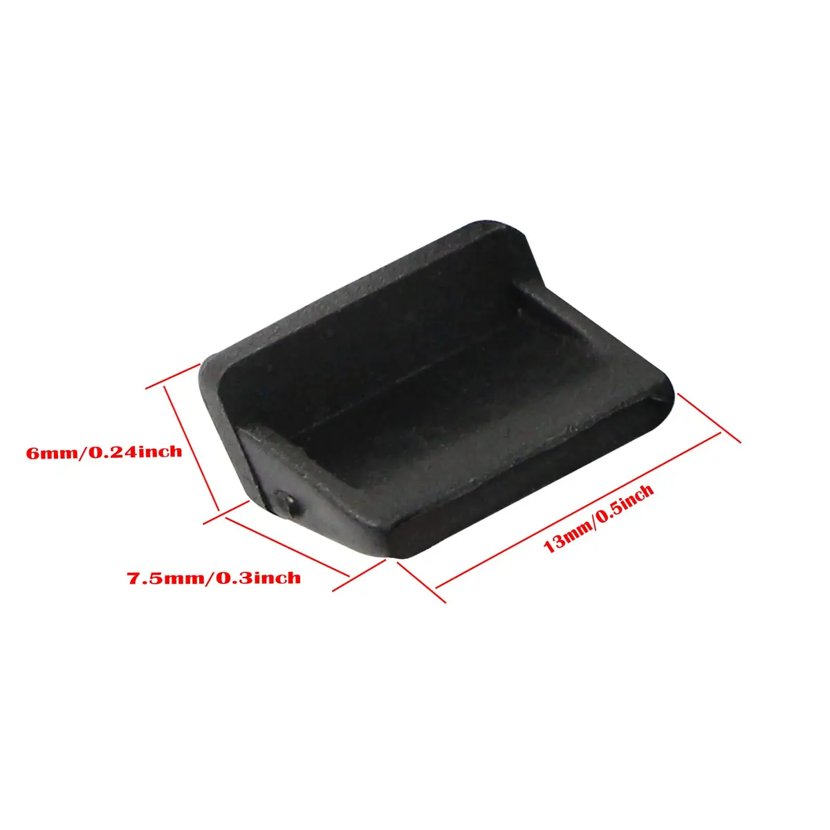 GINTOOYUN 50pcs USB Anti Dust Cap for USB Type A Female Port | Silicone Dustproof Cover (13mm x 7.5mm x 6mm) - view 6