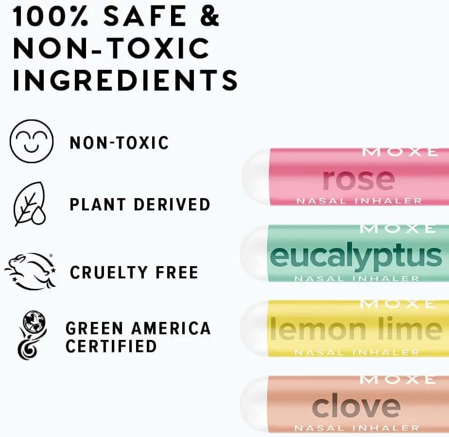 MOXE Smell Training Kit Phase 1 | Olfactory Support with 4 Essential Oil Sticks for Smell Recovery - view 6