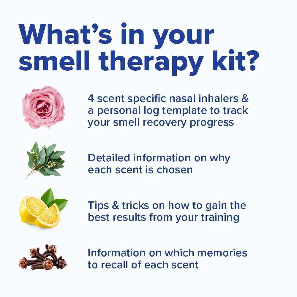 MOXE Smell Training Kit Phase 1 | Olfactory Support with 4 Essential Oil Sticks for Smell Recovery - view 2