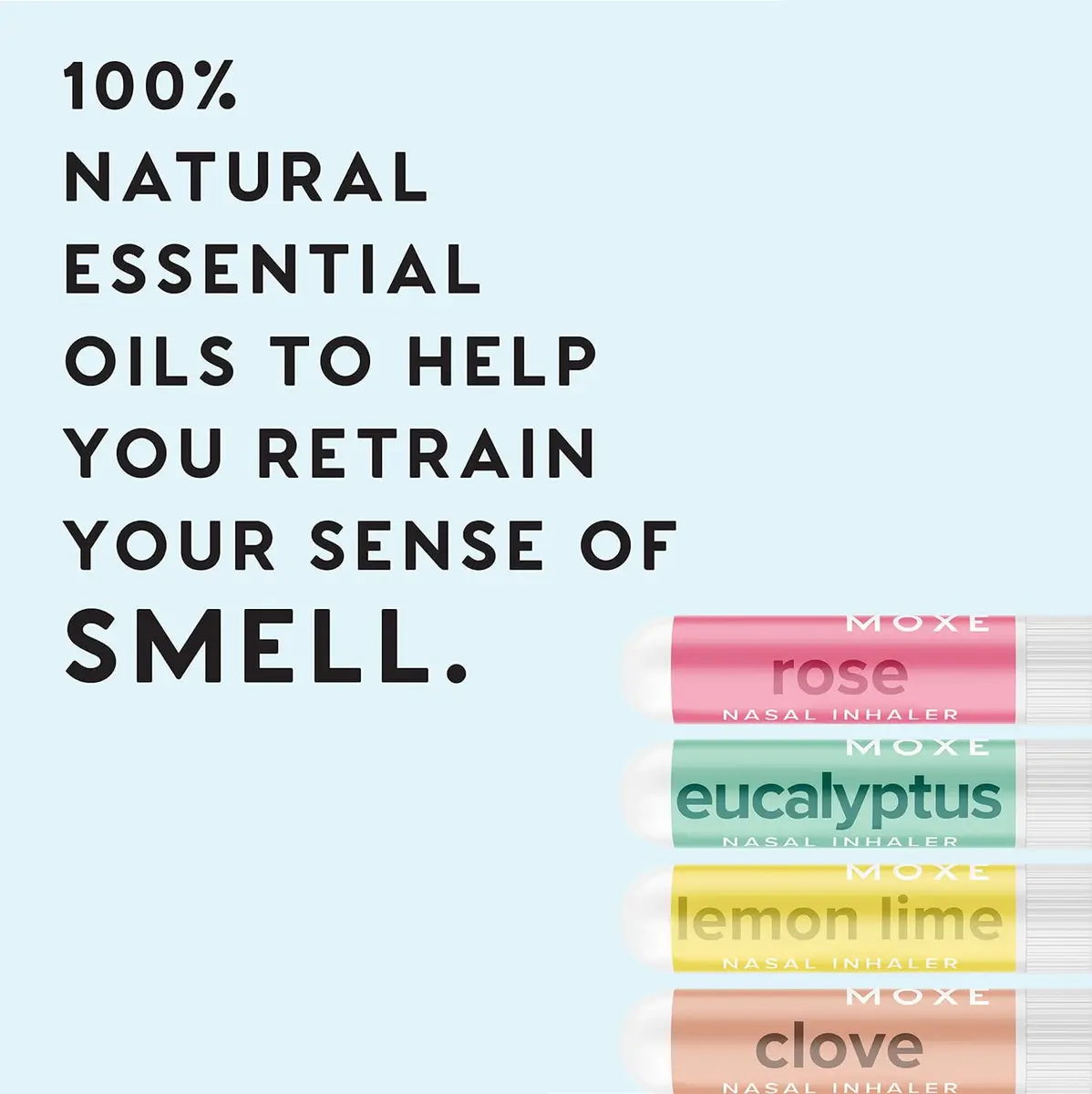MOXE Smell Training Kit Phase 1 | Olfactory Support with 4 Essential Oil Sticks for Smell Recovery - view 4