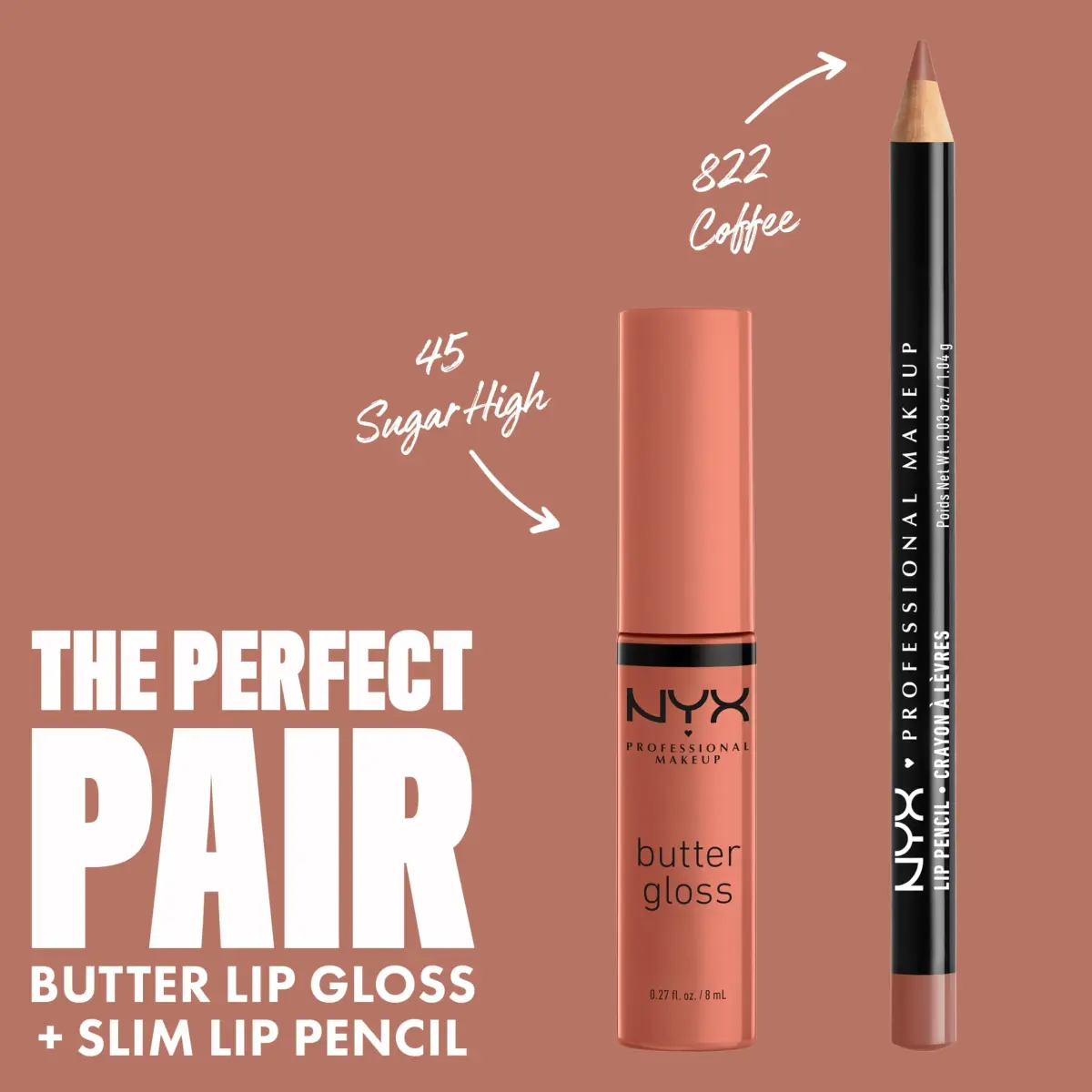 NYX PROFESSIONAL MAKEUP Butter Gloss Brown Sugar, Sugar High | 8 ml (0.27 Fl Oz) - view 4