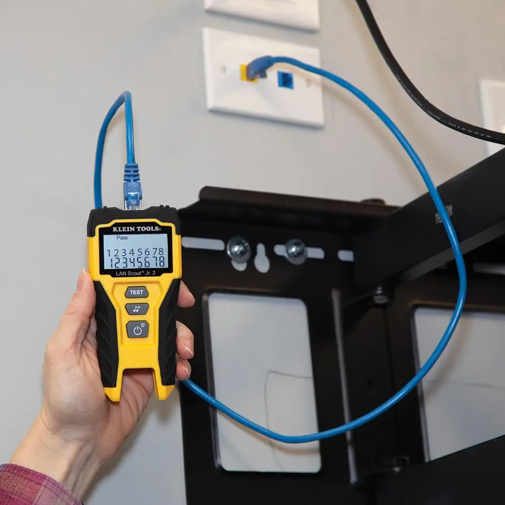 Klein Tools LAN Scout Jr Cable Tester Ethernet Cable Tester Kit | Versatile, Compact & Professional-Grade Testing (70-120 chars) - view 5