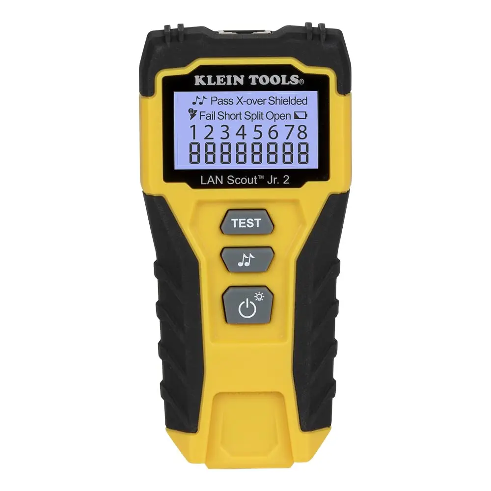 Klein Tools LAN Scout Jr Cable Tester Ethernet Cable Tester Kit | Versatile, Compact & Professional-Grade Testing (70-120 chars) - main product image