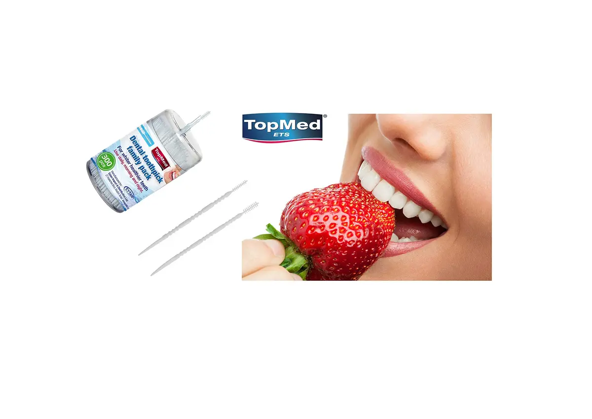 TOPMED ETS Toothpicks Hygiene Sticks 600 Count | High-Quality Plastic & Nylon, Reusable, Oral Care - view 3