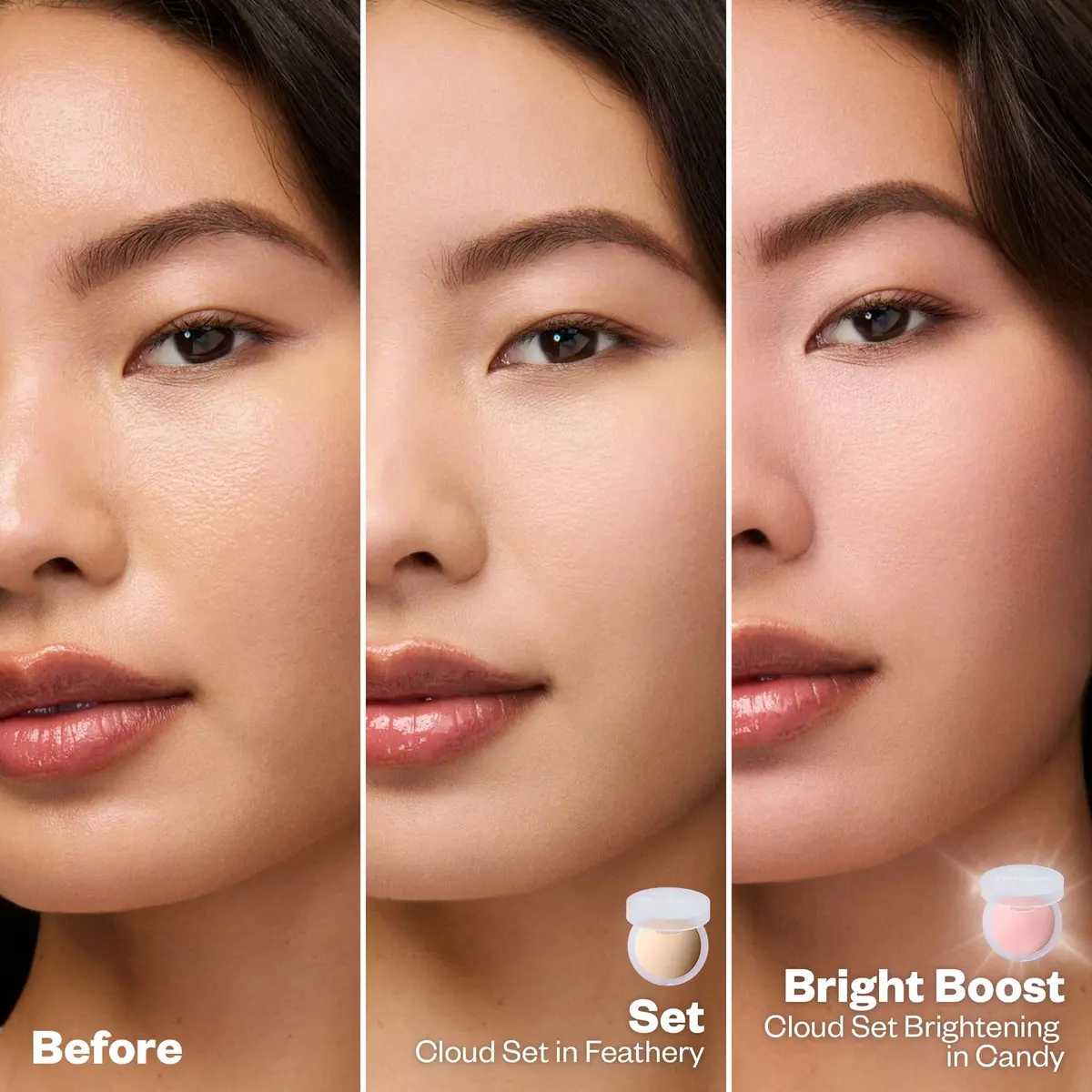 Kosas Cloud Set Baked Setting Powder, Sheer Light 9.35g (0.33 Oz) | Blurs Pores & Controls Shine - view 8