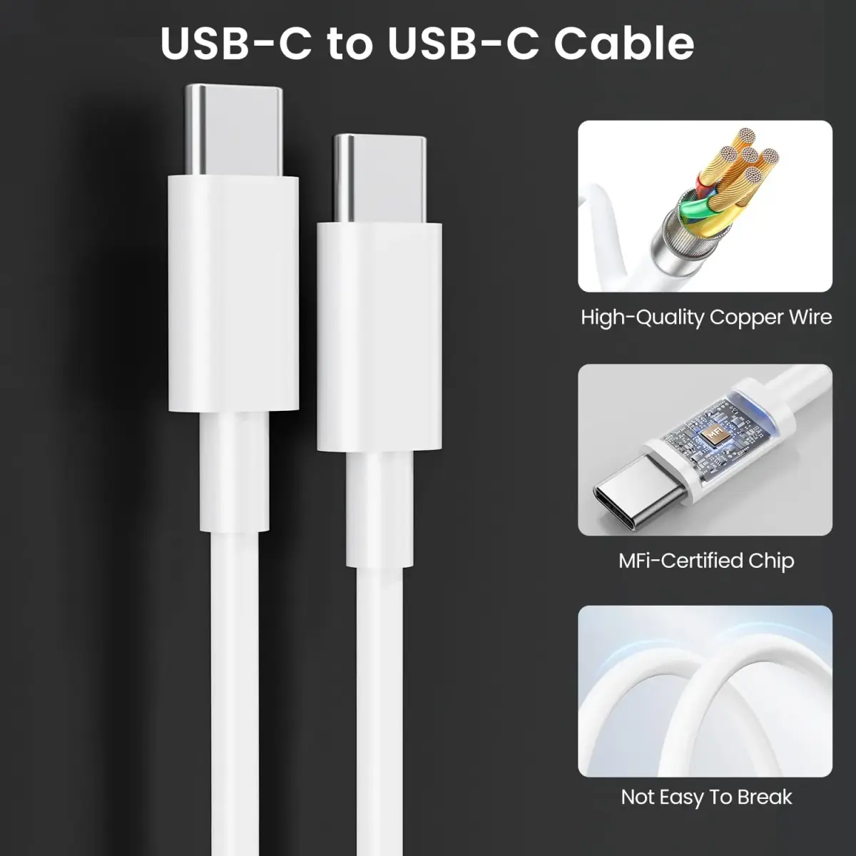 Aevonz 20W USB C Fast Charger & 6.6FT Cable | Charges iPad Pro in 1.3 Hours - view 5