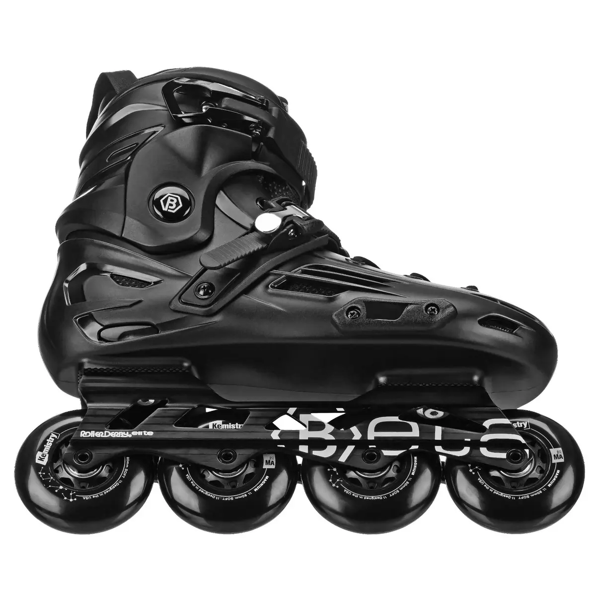 Roller Derby Elite Beta Inline Skates - Men's 7 (80mm Wheels) | Intermediate Performance - view 3