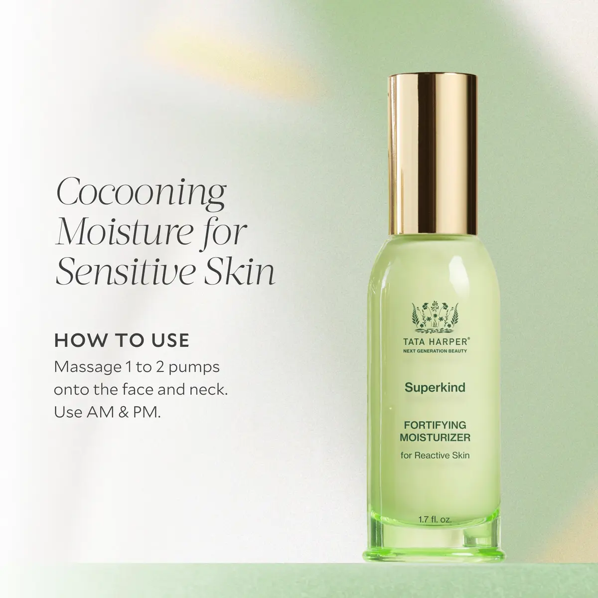 Tata Harper Superkind Fortifying Moisturizer 50ml | Sensitive Skin Support, Fragrance-Free, Natural, Dermatologist Tested - view 3