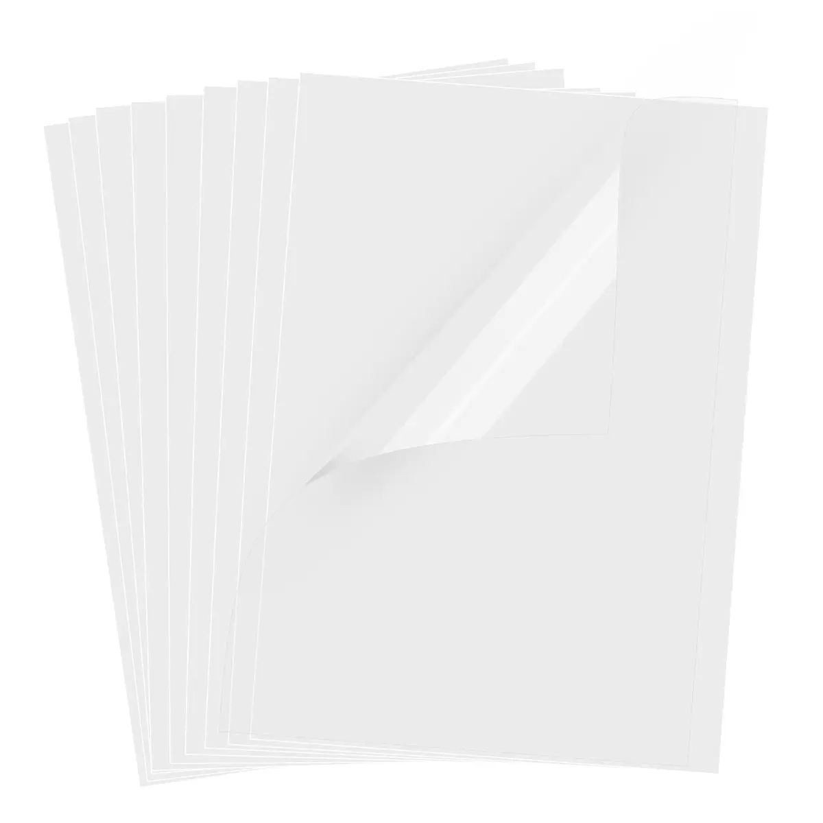 UOKHO Inkjet Transparency Film 60 Sheets | 100% Clear Acetate Sheets for Crafts - main product image