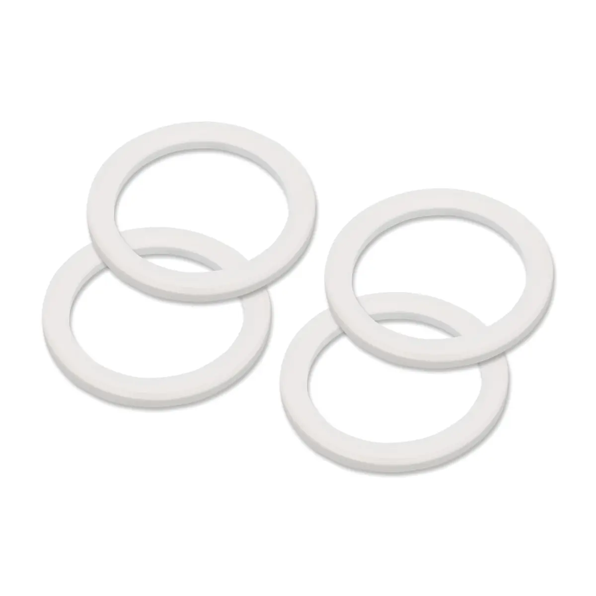 Fino Replacement Gasket for 3-Cup Stovetop Espresso Maker, Silicone, Set of 4 | Keeps Your Moka Pot Brewing Like New - view 2