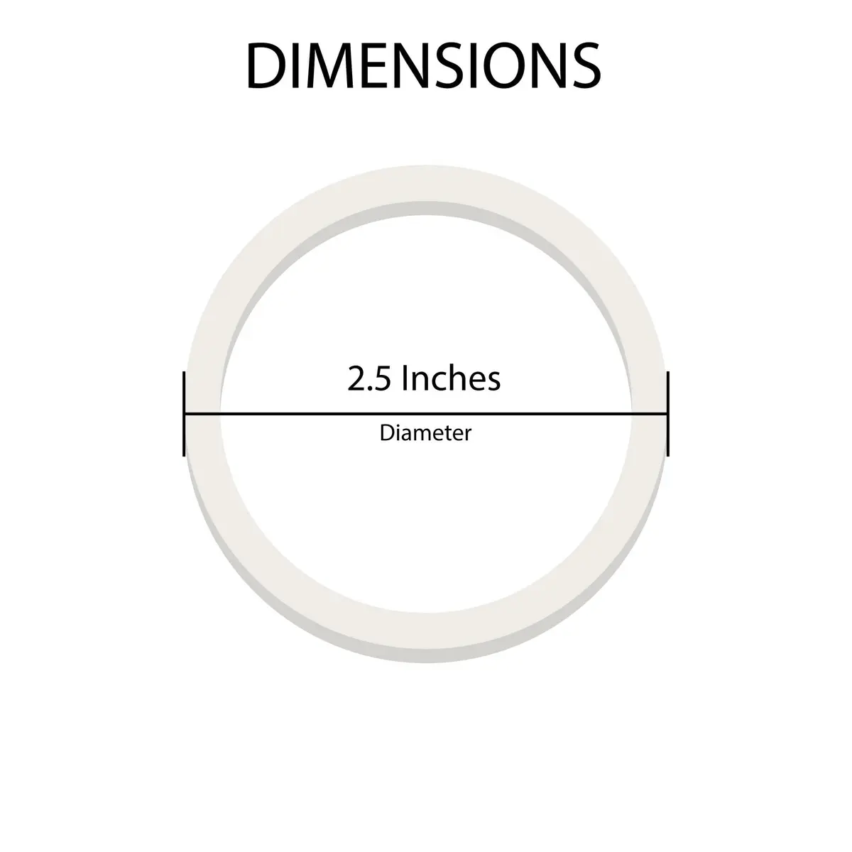 Fino Replacement Gasket for 3-Cup Stovetop Espresso Maker, Silicone, Set of 4 | Keeps Your Moka Pot Brewing Like New - view 3