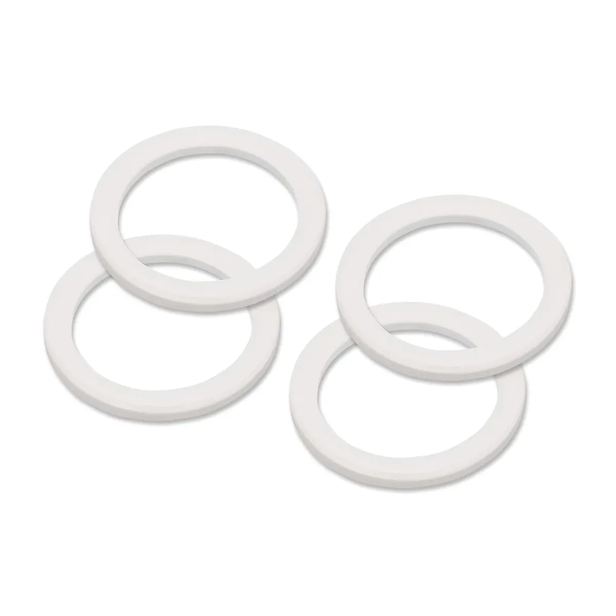 Fino Replacement Gasket for 9-Cup Stovetop Espresso Maker, Silicone, Set of 4 | Keeps Your Coffee Maker Brewing Like New - view 2