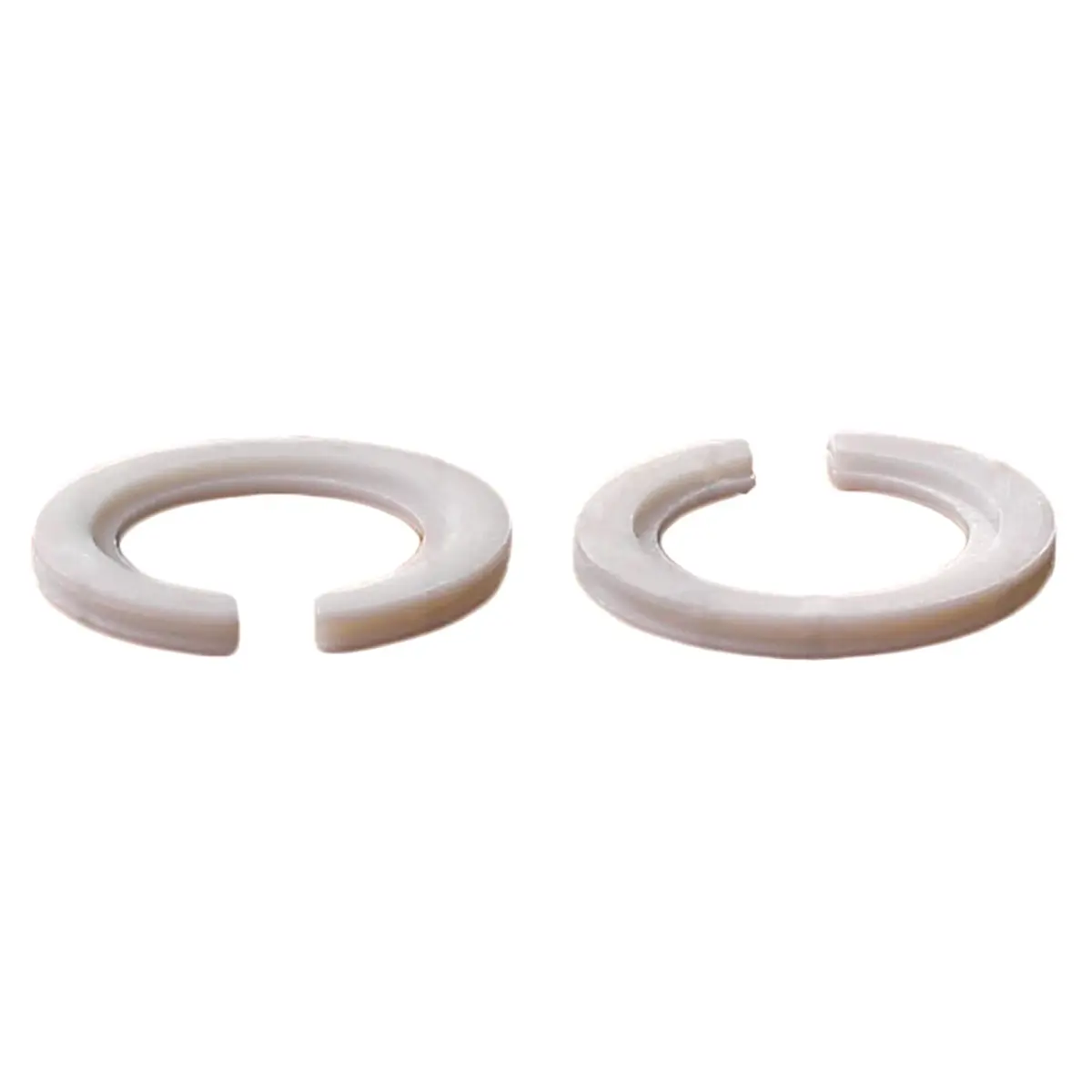 JNXQWE Lamp Shade Reducing Ring, E27 to E14 Converter, 6 Pack | Suitable for Bayonet Cap Lampholders, White, 45mm Outer & 29mm Inner Diameter - view 2