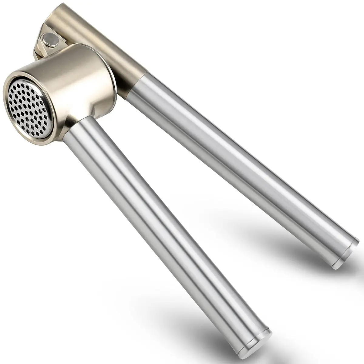 Roeene Garlic Press 304 Stainless Steel Heavy Duty | Easy Squeeze & Clean (6.4 in) - main product image
