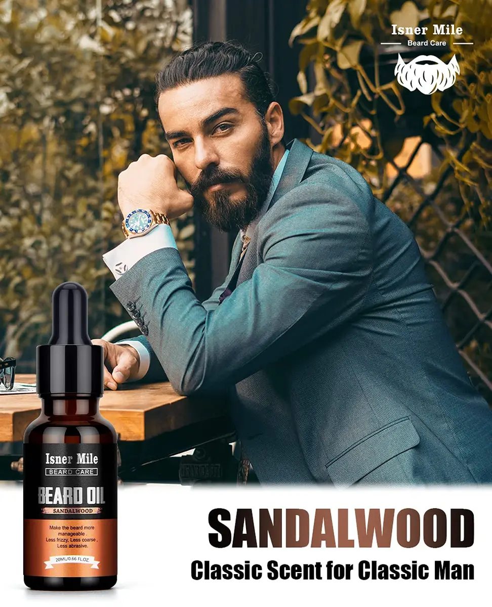 ISNER MILE Beard Oil 5 Pack | Nourishing & Fragrant Beard Care for Men - view 7