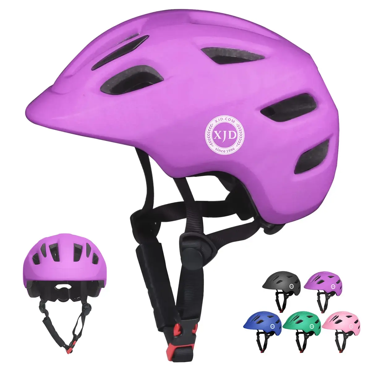 XJD Toddler Helmet for Kids - Light Purple, Small (52-56 cm) - Multi-Sport Adjustable - main product image
