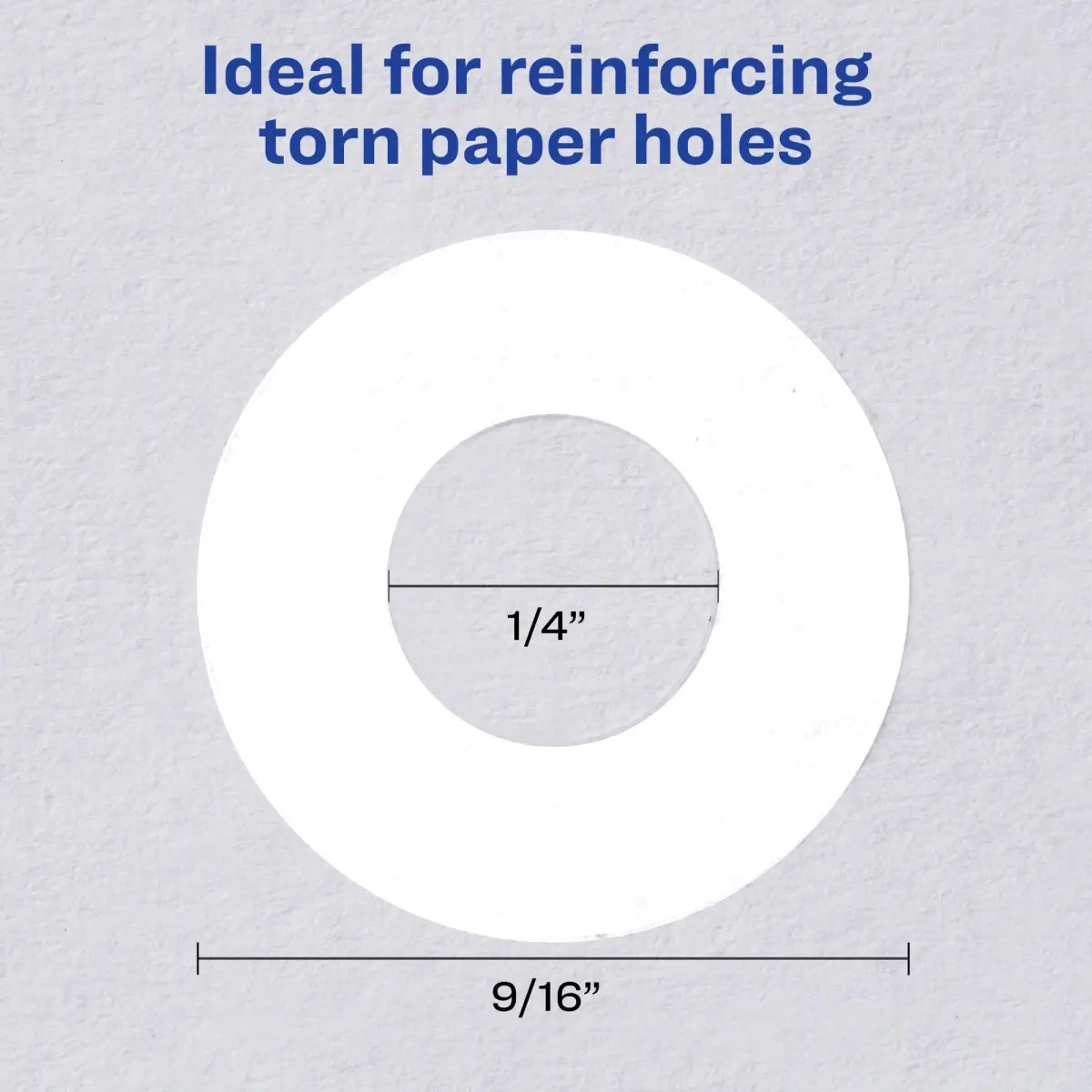 Avery Self-Adhesive Hole Reinforcement Stickers, White, 2000 Labels (2-Pack) - view 4