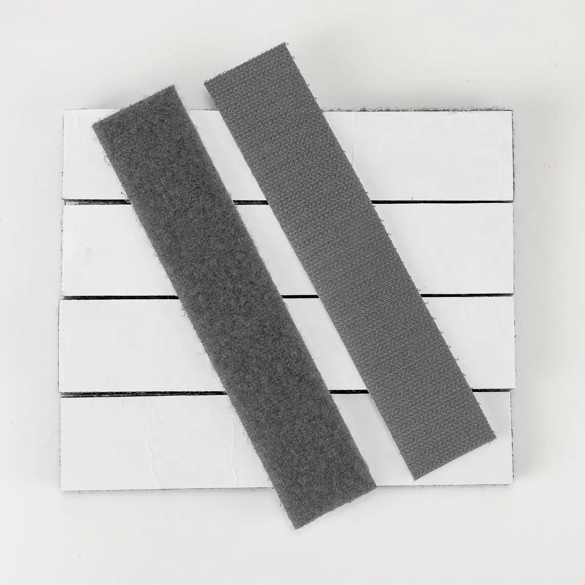 BRAVESHINE Grey Strong Stick Hook and Loop Tape 1.2x6 Inch | Heavy Duty Self-Adhesive Fastener for Home Office & Outdoors - view 7