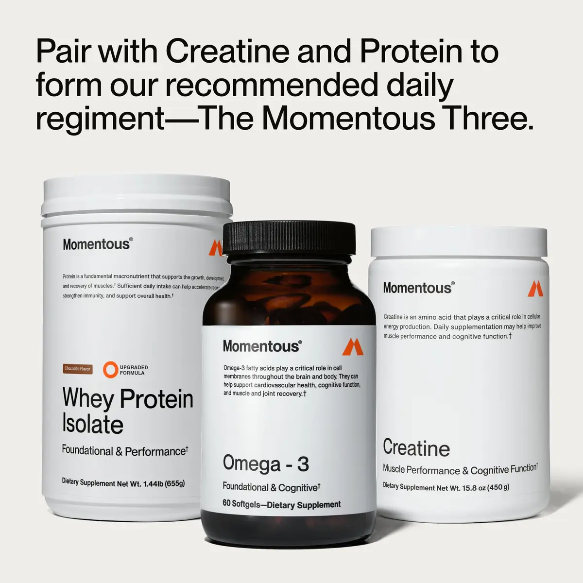 Momentous Omega-3 Fish Oil 1600mg | EPA & DHA Supplement, No Aftertaste, Unisex - view 7