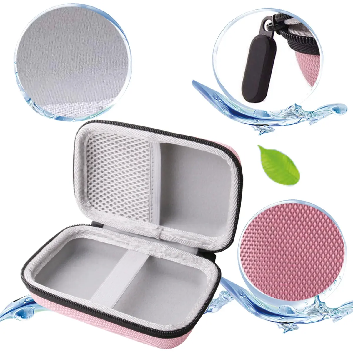 WERJIA Hard Carrying Case for Canon PowerShot SX720 SX620 SX730 SX740 G7X Mark II III | Impact & Dustproof, Pink - view 3