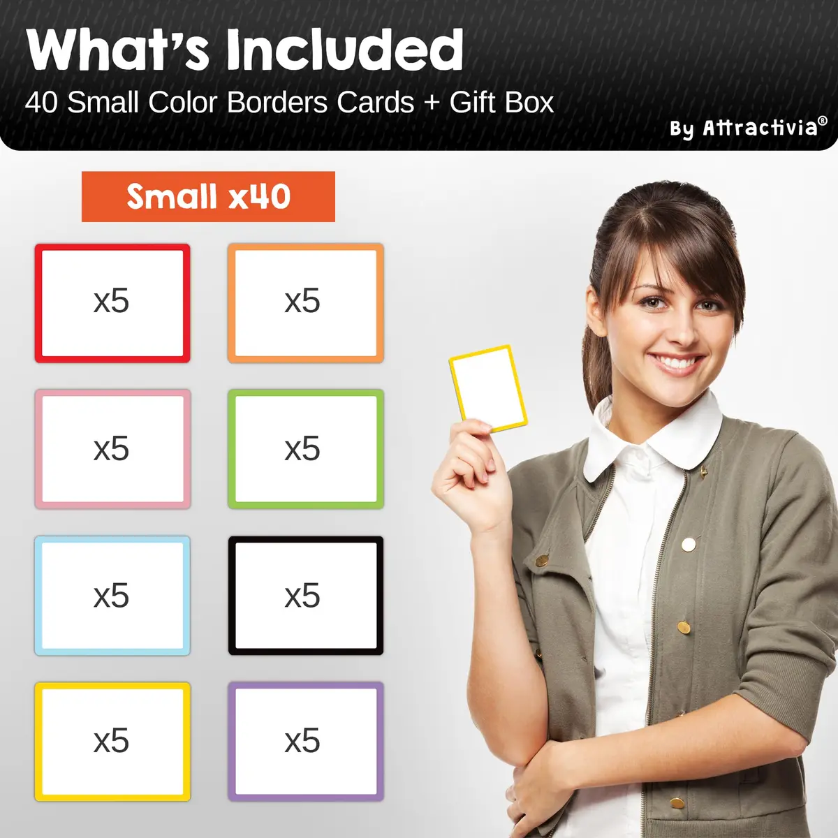 Attractivia Magnetic Labels 2.8 x 1.8 in | Rewritable Magnetic Labels for Office & Home - view 7