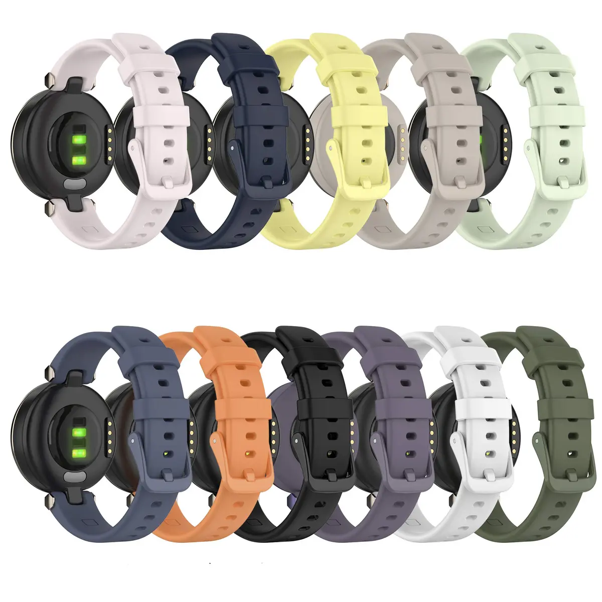 FitTurn Garmin Lily Bands Silicone Water Resistant Wrist Strap 9 inches | Fashion Sports - view 2
