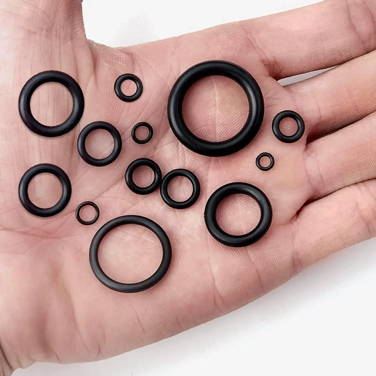 ZDBB Black Rubber O Ring Set 1120 Pcs | Assorted Metric Sealing Washers for Plumbing and Auto Repair - view 8