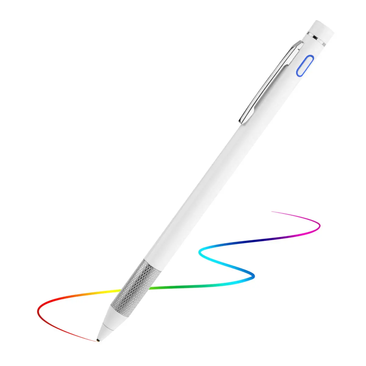 Minilabo Stylus Pen for iPhone 14/15/16/17 Pro Max | Ultra Fine 1.5mm Tip, White - main product image