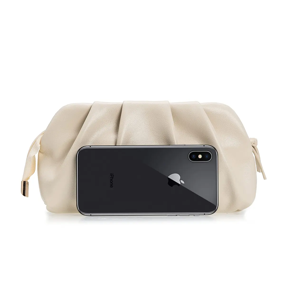 CHARMING TAILOR Chic Vegan Leather Clutch Bag 9.7" | Elegant Evening Purse for Women - view 5