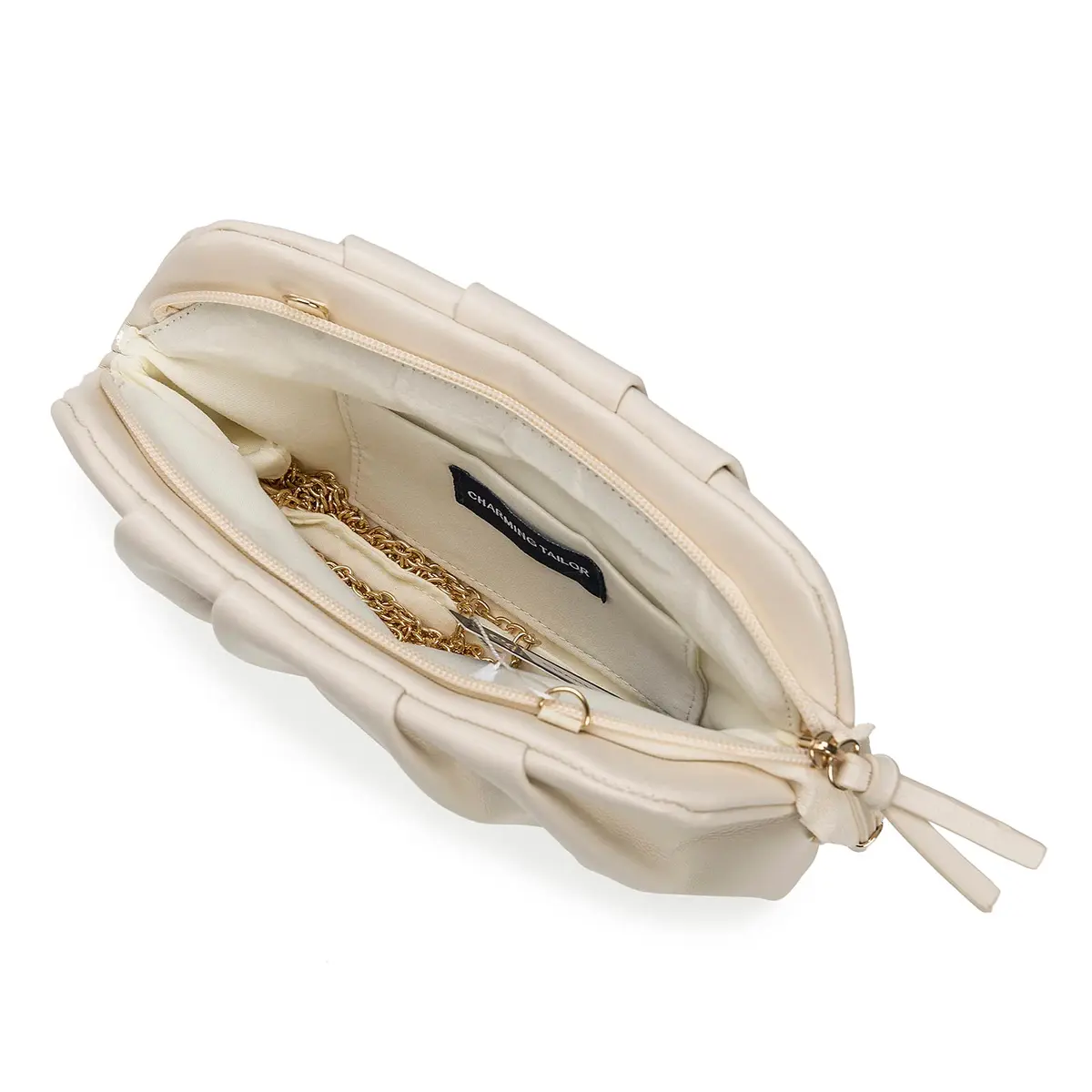 CHARMING TAILOR Chic Vegan Leather Clutch Bag 9.7" | Elegant Evening Purse for Women - view 8