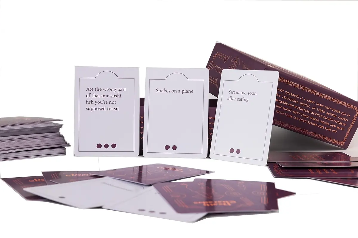 Death Charades Silly Party Card Game | 45-Second Rounds for Ages 13+ - view 5