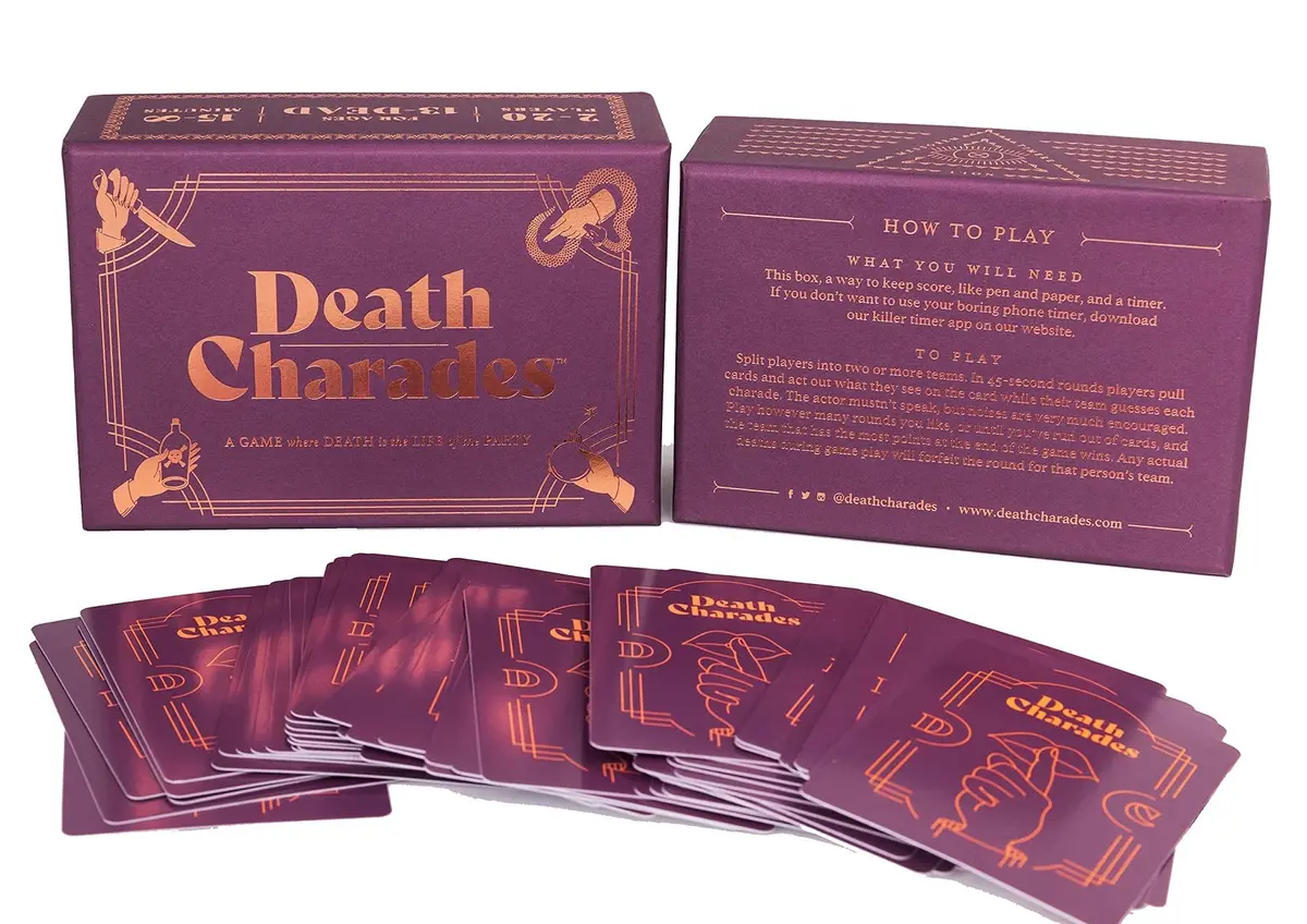 Death Charades Silly Party Card Game | 45-Second Rounds for Ages 13+ - view 2