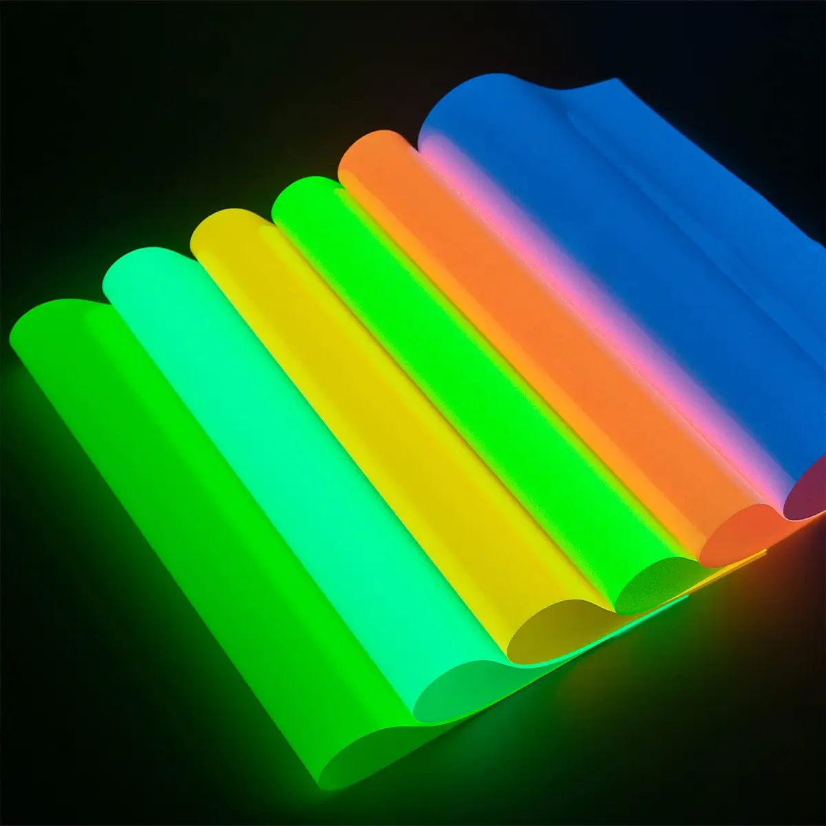 TransWonder Glow in The Dark Heat Transfer Vinyl 12"x10" | Glow Effect & Easy Weeding - view 2