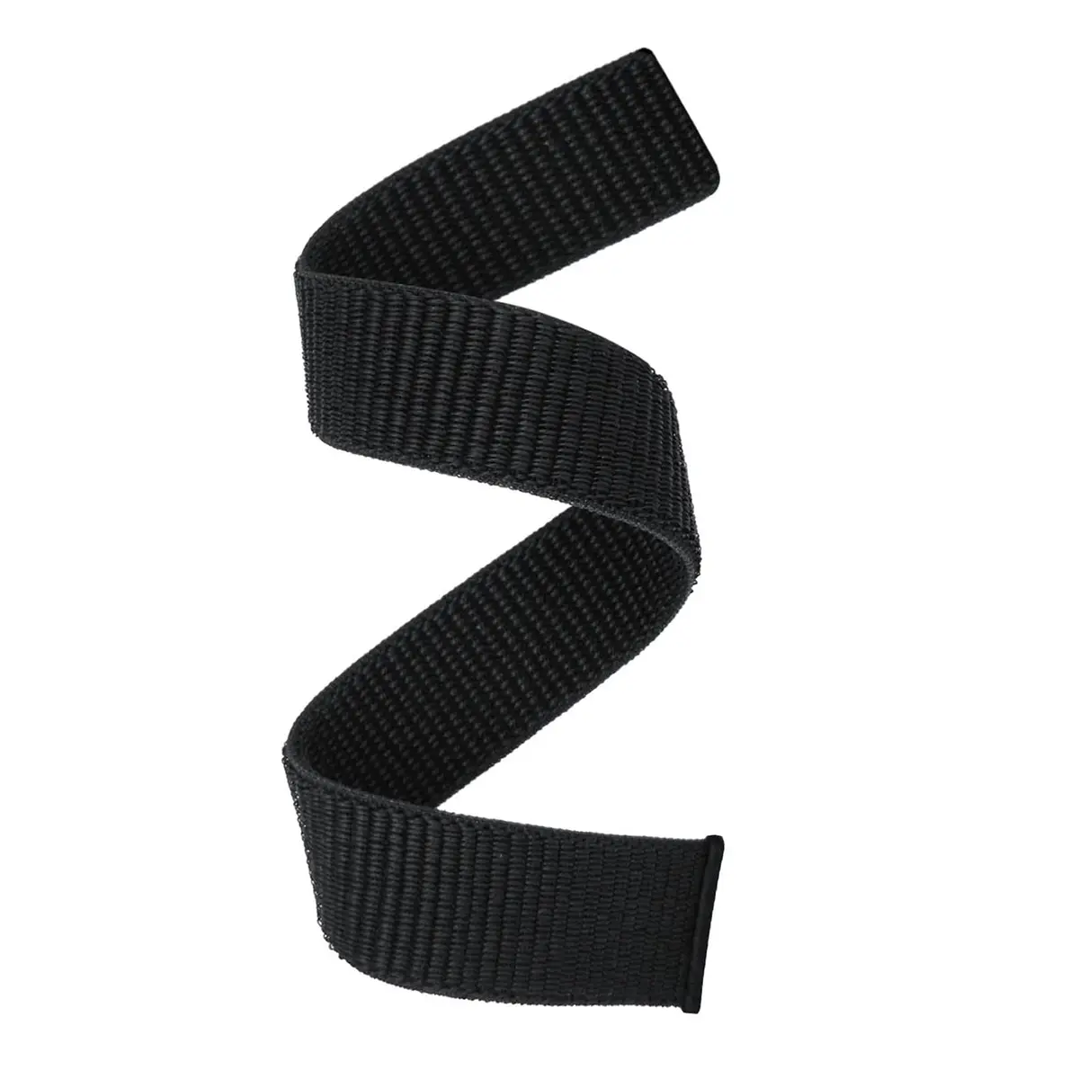 Abanen Woven Nylon Watch Band for Garmin Fenix 8 47mm/ Instinct 3 45mm (22mm, Black) | Quick Release Sport Strap - main product image