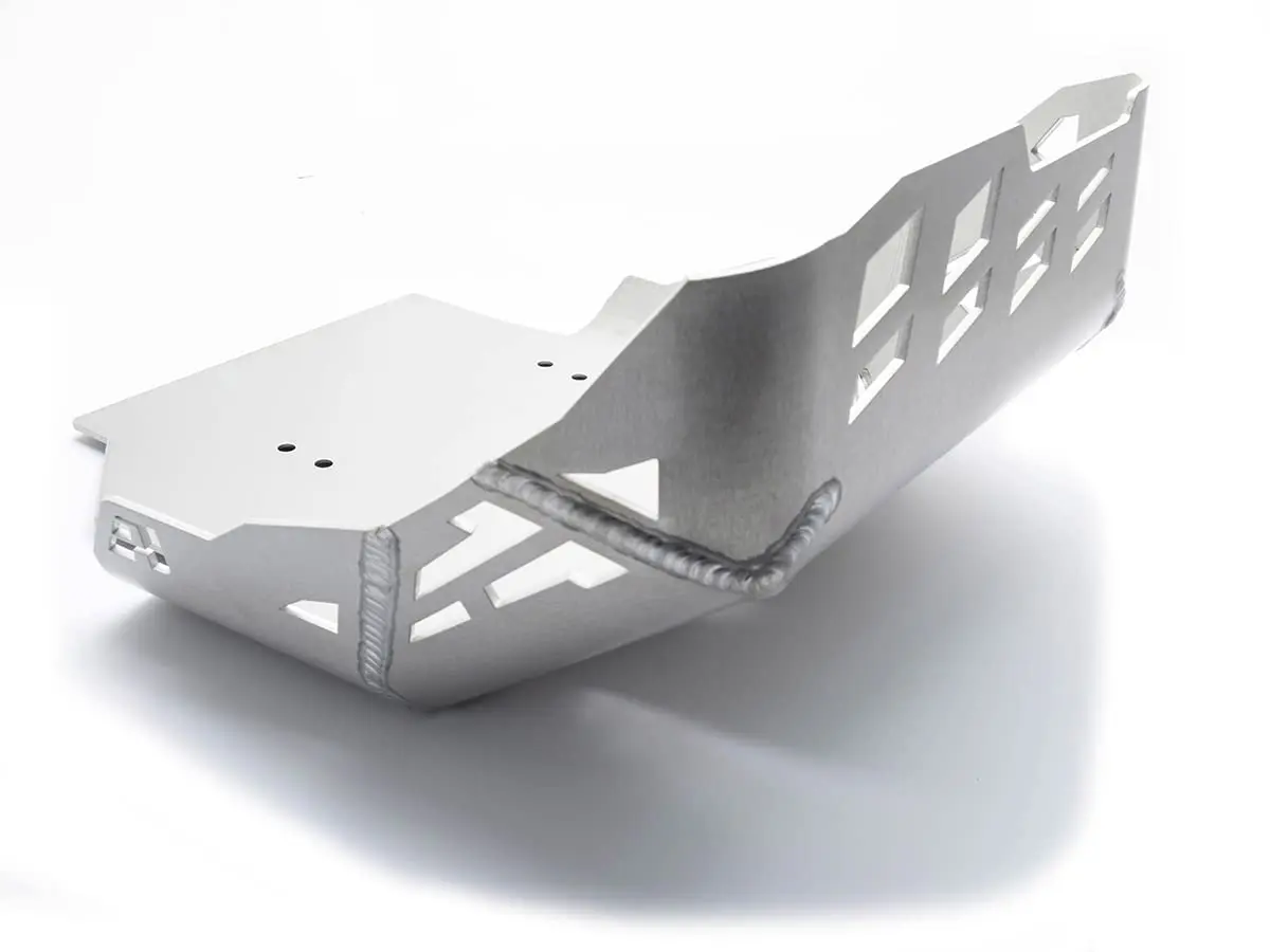 AltRider Skid Plate Compatible with Honda CRF1100L Africa Twin/Adventure Sports - Full Aluminum Protection - Smooth Bottom for Ground Clearance - Easy Oil Access - Silver - main product image