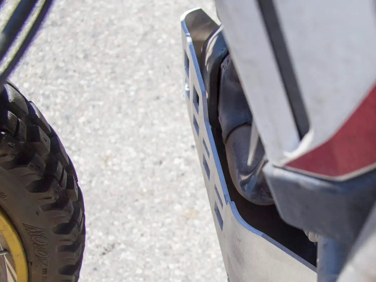 AltRider Skid Plate Compatible with Honda CRF1100L Africa Twin/Adventure Sports - Full Aluminum Protection - Smooth Bottom for Ground Clearance - Easy Oil Access - Silver - view 8