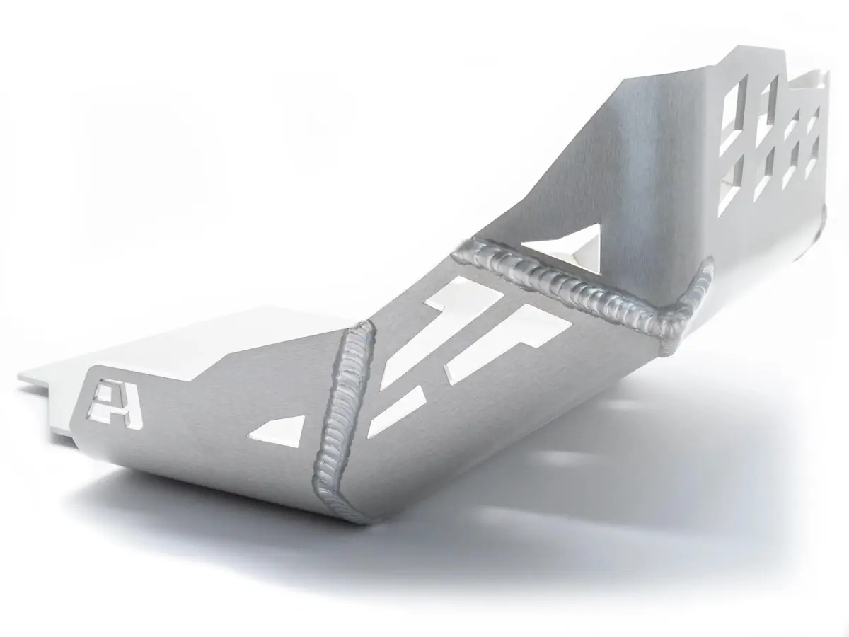 AltRider Skid Plate Compatible with Honda CRF1100L Africa Twin/Adventure Sports - Full Aluminum Protection - Smooth Bottom for Ground Clearance - Easy Oil Access - Silver - view 2