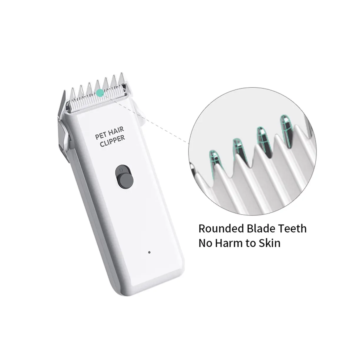 Grimgrow Dog Cat Hair Waterproof Clipper Portable Pet Shaver | Low Noise, USB Rechargeable - view 6