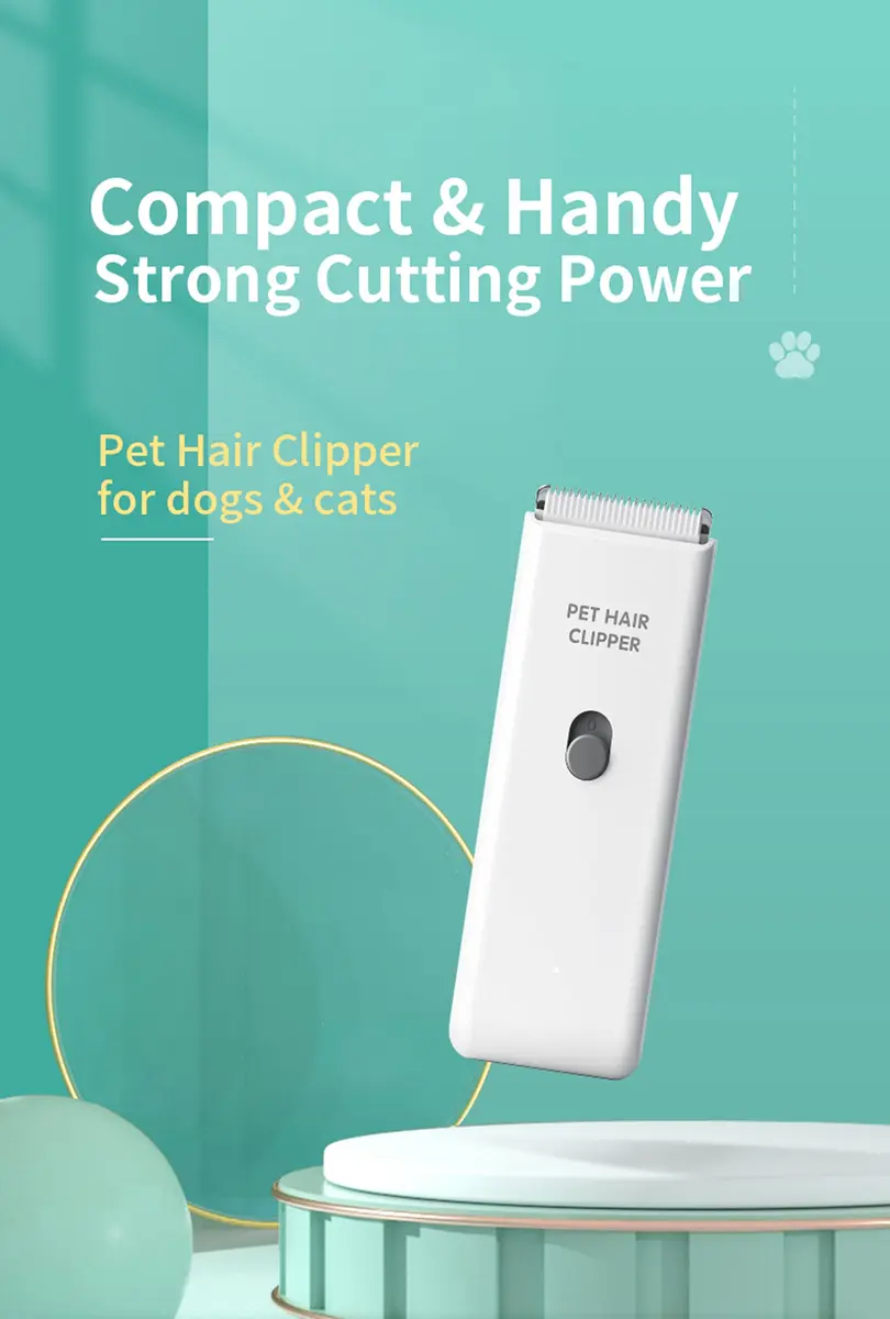 Grimgrow Dog Cat Hair Waterproof Clipper Portable Pet Shaver | Low Noise, USB Rechargeable - view 2