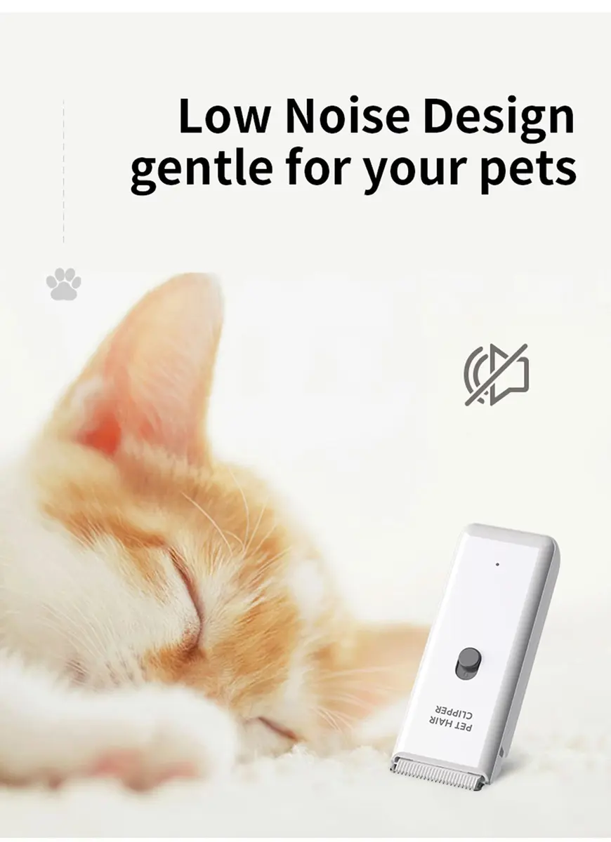Grimgrow Dog Cat Hair Waterproof Clipper Portable Pet Shaver | Low Noise, USB Rechargeable - view 3