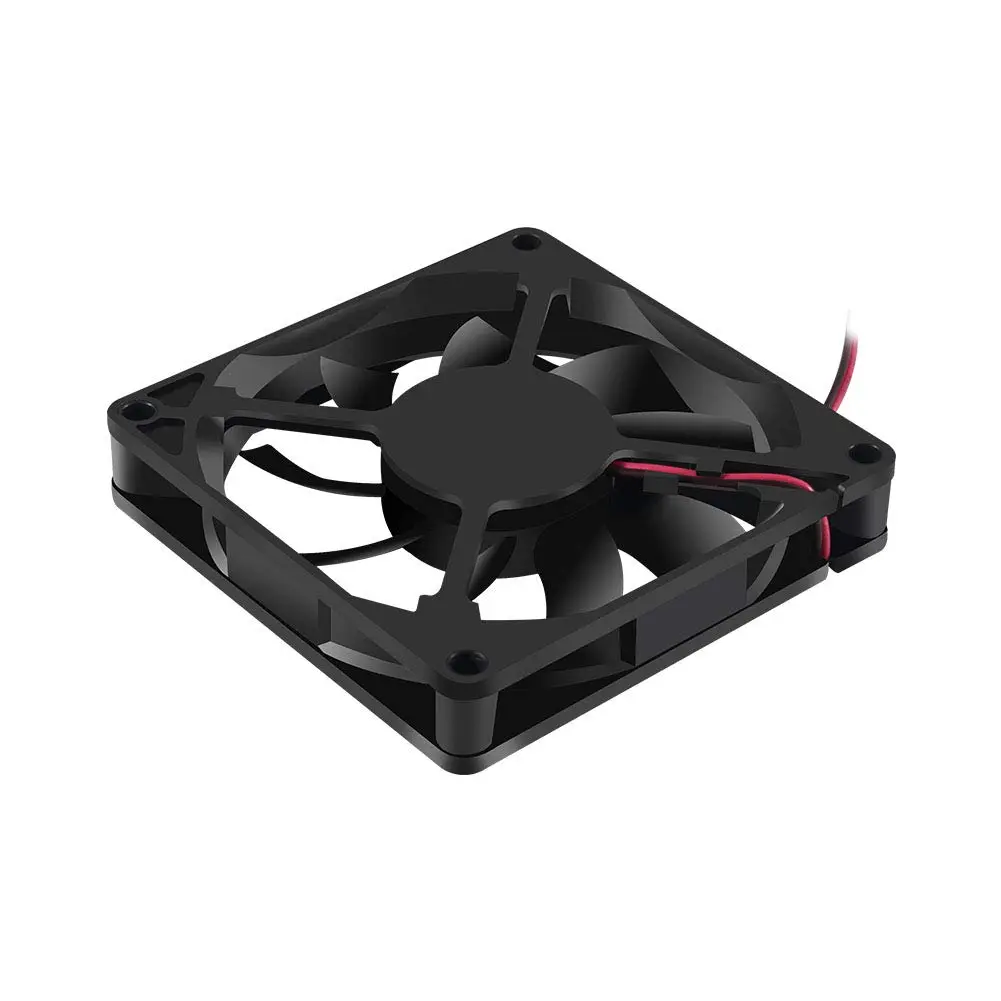 DORHEA 80x80x15mm Fan 12V 2Pin DC Brushless Cooling Case Fan for PC CPU Radiator (4-Pack) - view 5